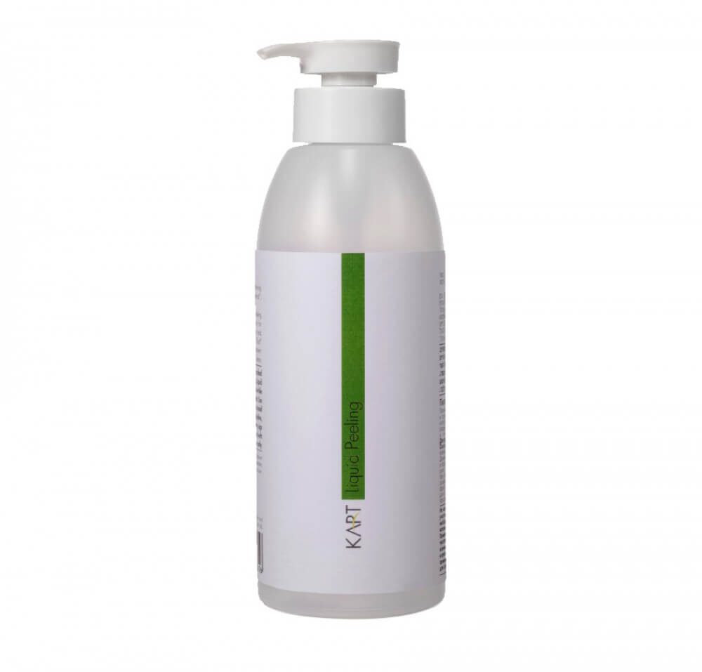 בקבוק Liquid Peeling 500ml לריכוך והסרת עור קשה ברגליים – נוזל פילינג מתקדם של קארט על רקע נקי. 🧴✨