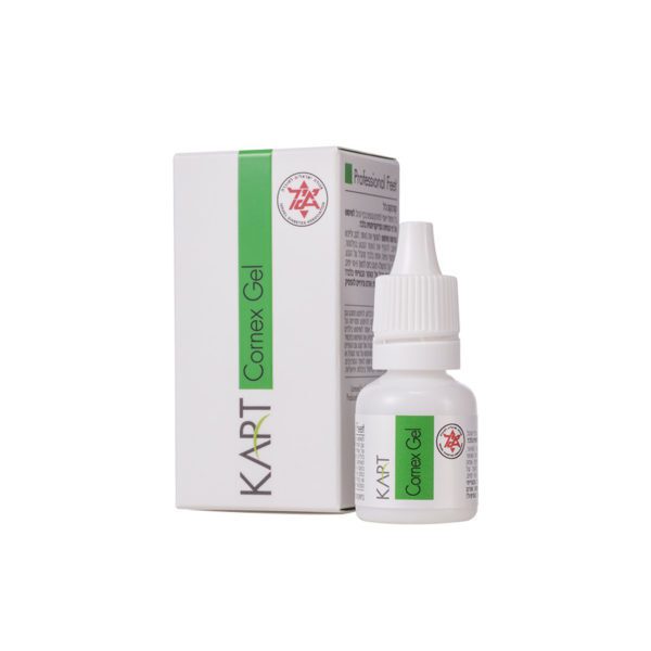 ג'ל קורנקס לטיפול ביבלות Cornex Gel – בקבוק ג'ל שקול עם מסחטה 🧴