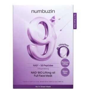 Numbuzin No.9 NAD Bio Full Face Pack Sheet