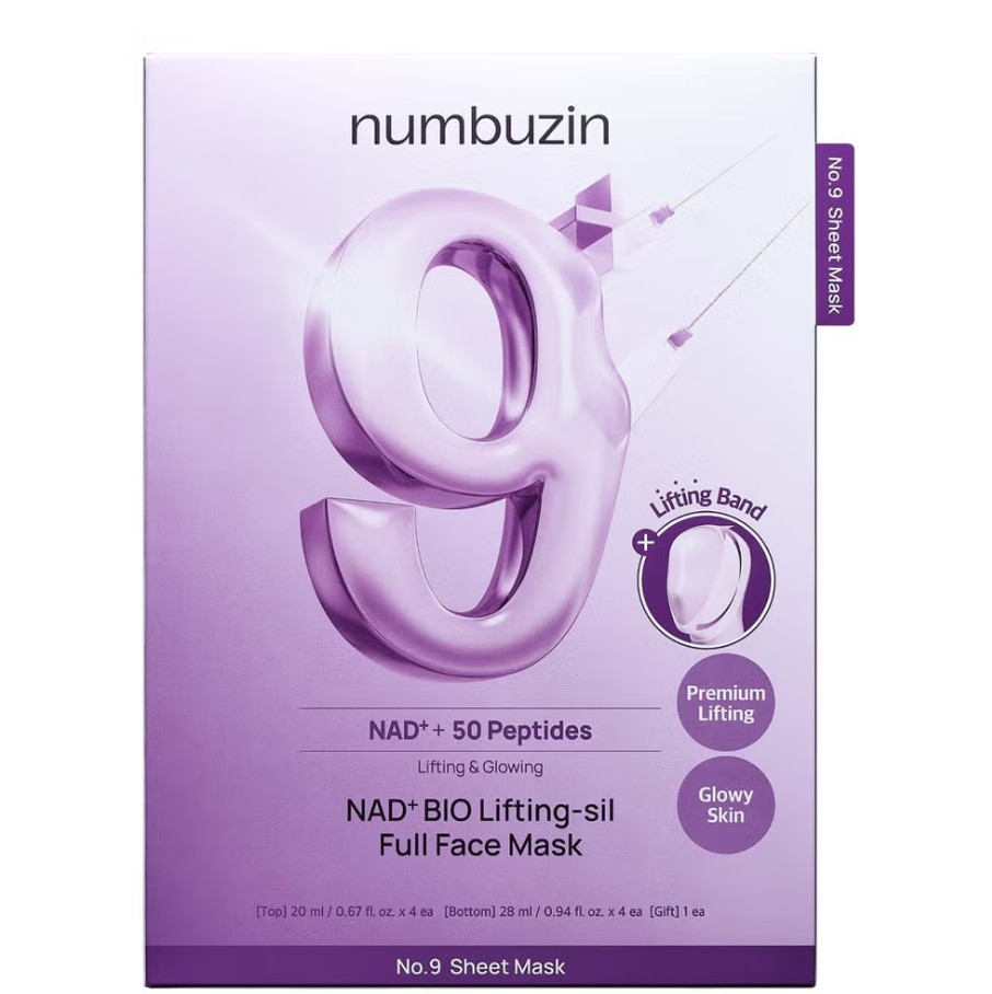 Numbuzin No.9 NAD Bio Full Face Pack Sheet