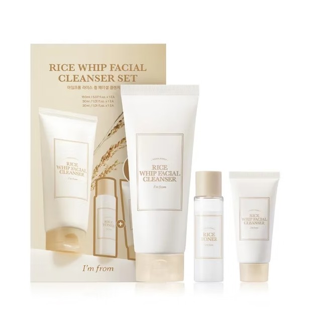 I'm From Rice Whip Facial Cleanser Set
