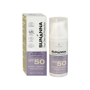Anna Lotan SUNANNA – קרם הגנה מינרלי עדין SPF50