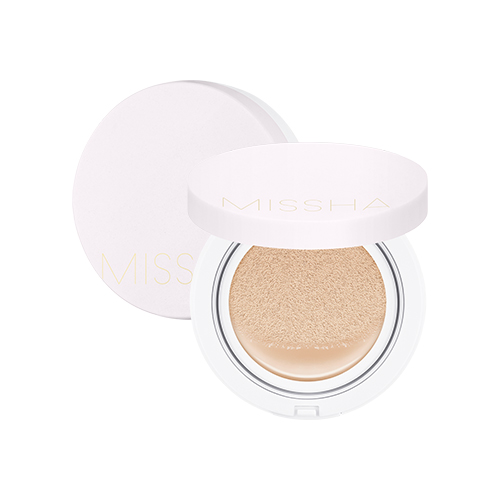 קושן Missha Magic Cushion Cover Lasting גוונים 21 Light Beige ו-23 Natural Beige