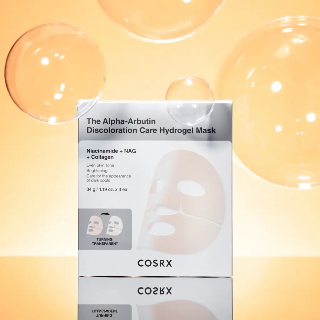 מסכת ארבוטין COSRX – The Alpha-Arbutin Hydrogel Mask 3 מסכות