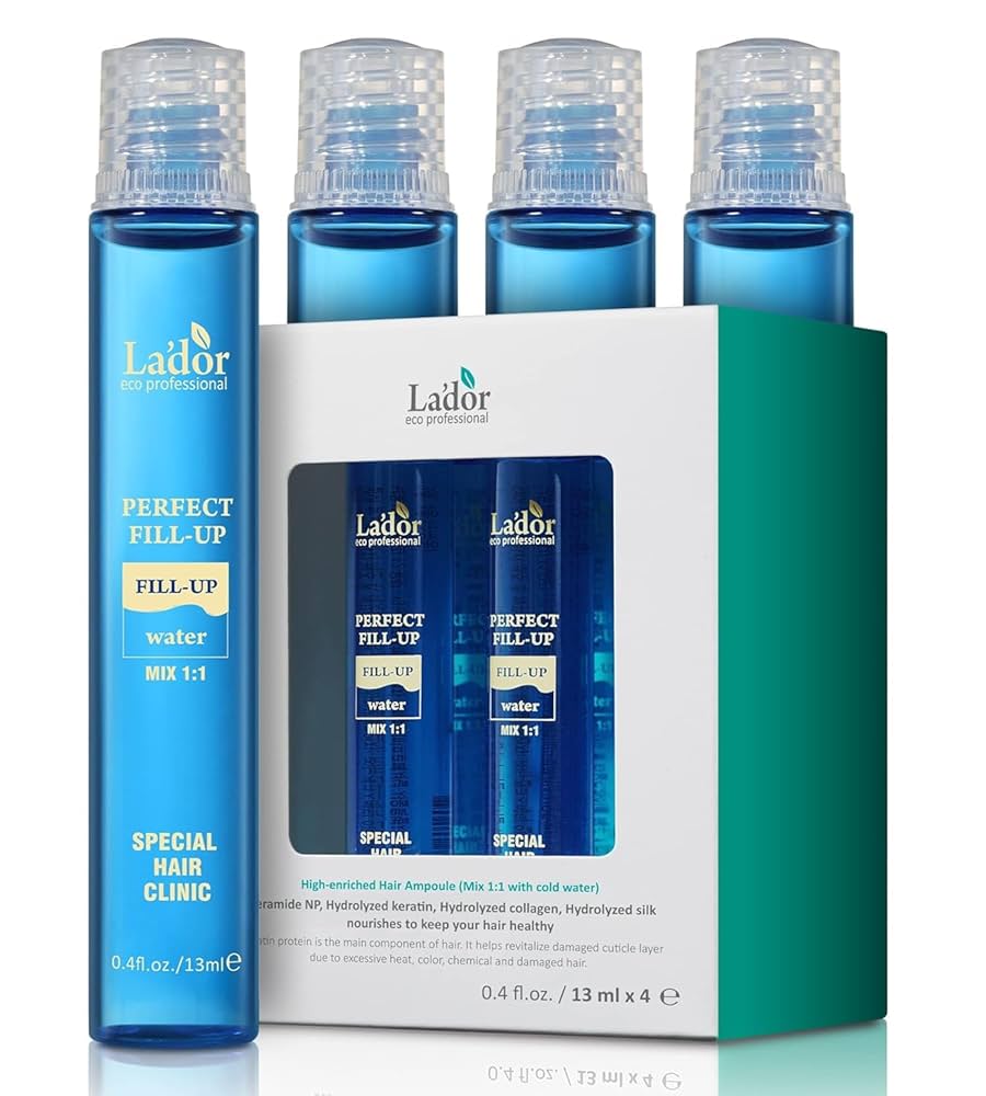 מארז אמפולות Lador – Perfect Hair Filler 4 × 13 ml 4 × 13 מ״ל