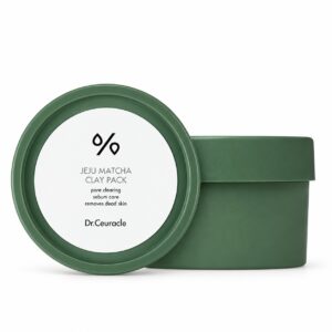 מסכת חימר Dr. Ceuracle Jeju Matcha 115 גרם על רקע לבן