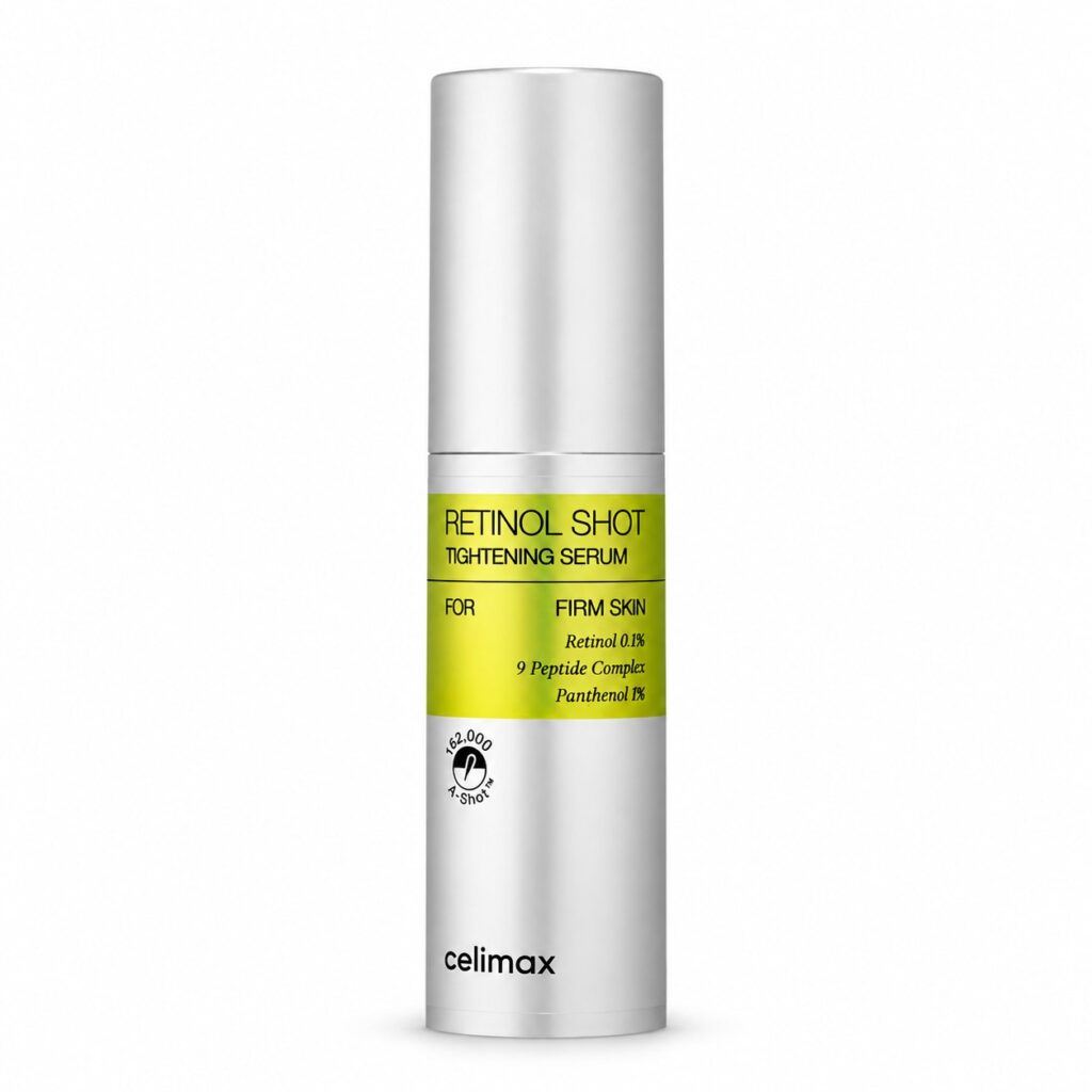 סרום רטינול Celimax בנפח 30 מ״ל על רקע לבן