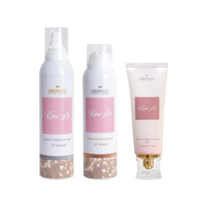 מארז Kimi Lu Magic Care של Liberalex – Kimi Lu – קצף שטיפה אינטימי, Kimi Lu – דאודורנט אינטימי לאישה, Kimi Lu – קרם ידיים 4 ב־1
