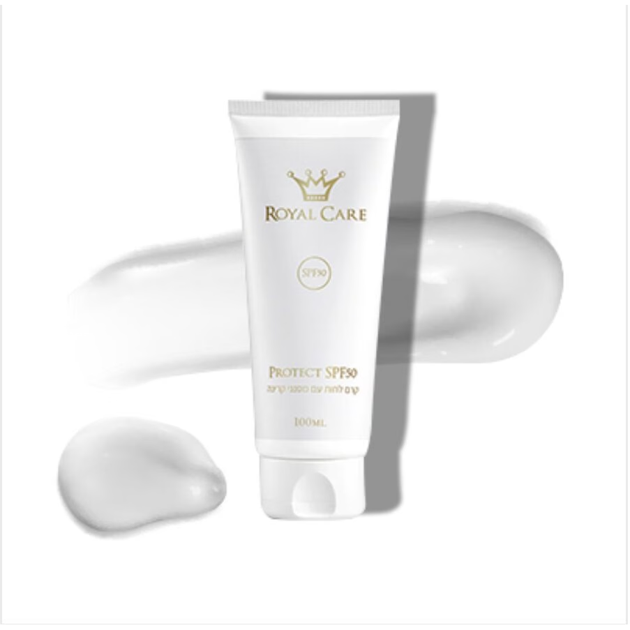 Royal Care קרם לחות + קולגן וחומצה היאלורונית Protect SPF50