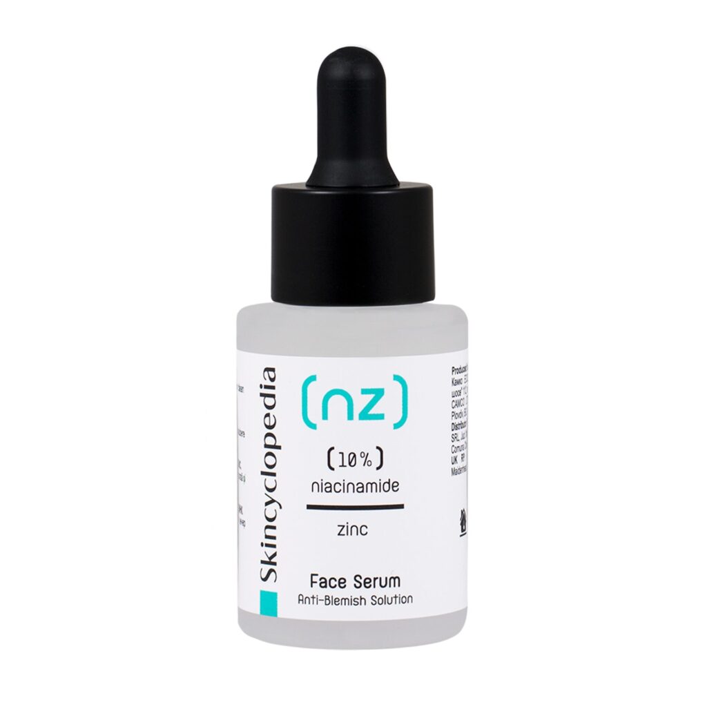 Skincyclopedia – סרום פנים נגד פגמים עם 10% ניאצינאמיד ו-1% אבץ 30 מ"ל