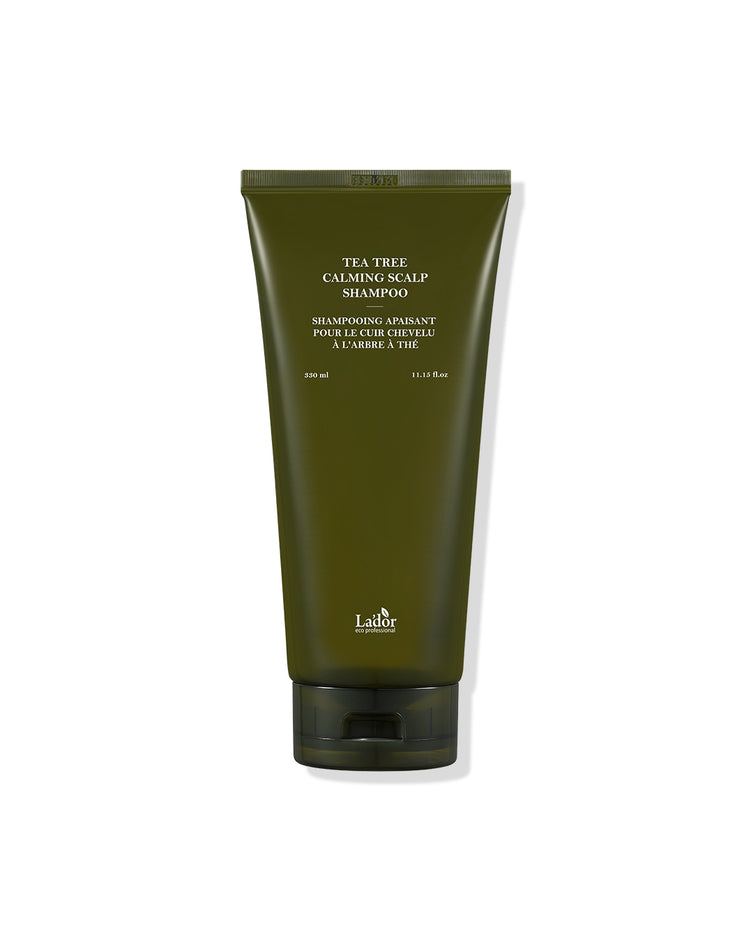 שמפו עץ התה La’dor Tea Tree Calming Scalp Shampoo 330 מ״ל על רקע לבן