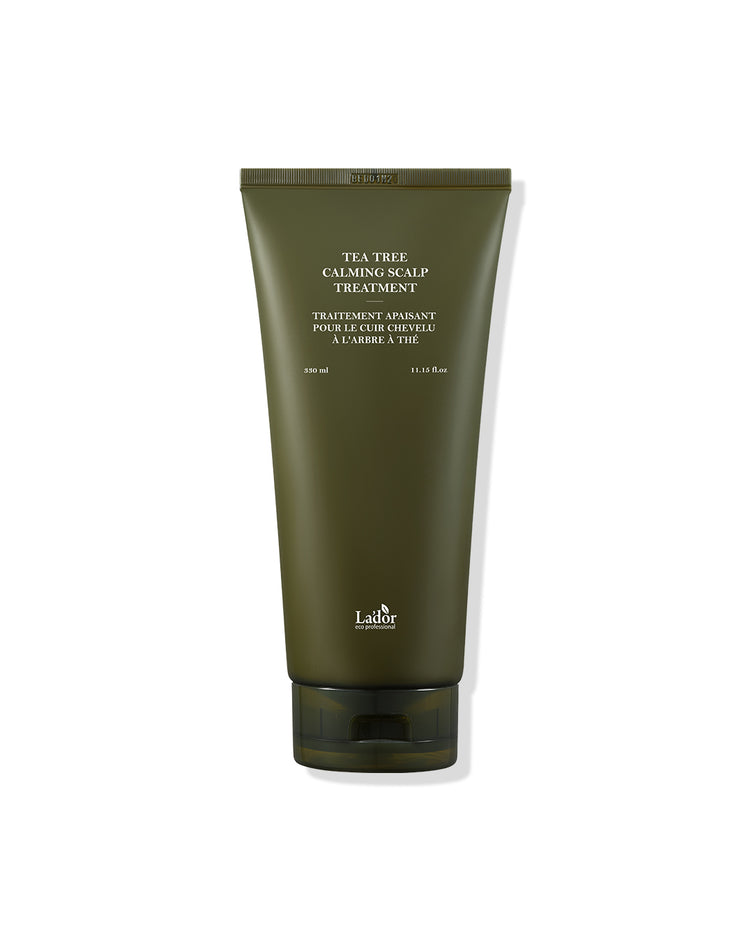 מרכך לקרקפת La’dor Tea Tree Calming Scalp Treatment 330 מ״ל על רקע לבן